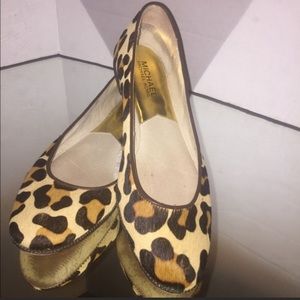 Michael Kors leopard flats